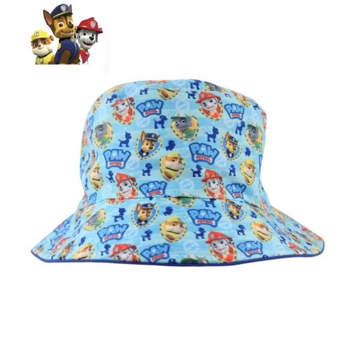 Chapeau Bobble Paw Patrol - Doux Avec Bordure Fourrure Blanche - Taille Unique Enfant - Neuf Avec étiquettes