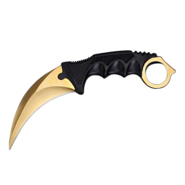 Csgo Couteau de chasse 190mm Tactique Camping Gaming Knife - Cdiscount Sport
