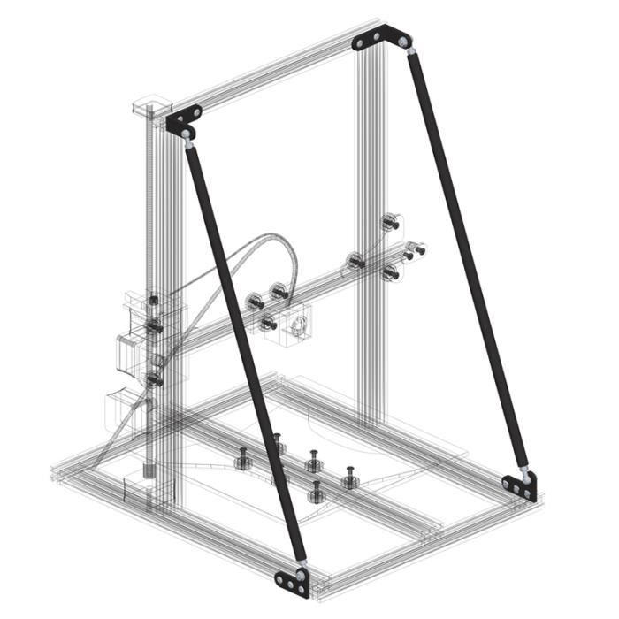 Z Axes Accessories Kit Profil En Aluminium 65pcs Pour Cr 10