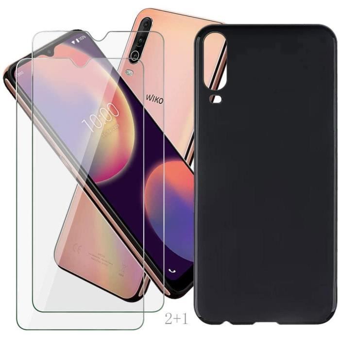 Coque pour Wiko View 4 Lite Transparente Silicone 3 /× Verre tremp/é Protection /écran Ultra Souple TPU /Étui Protecteur Housse Clair TPU Bumper Case Anti Choc Case Cover