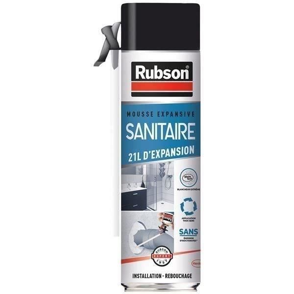 RUBSON Mousse expansive sanitaire 21L - 500ml