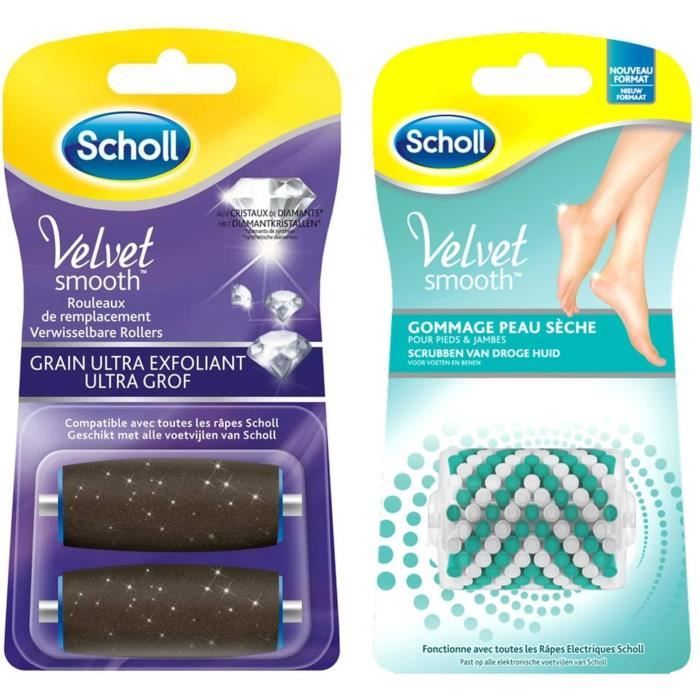 Lot De 5 Rouleaux/râpes De Rechange Pour Lime à Pied électrique Scholl Velvet Smooth - Compatible