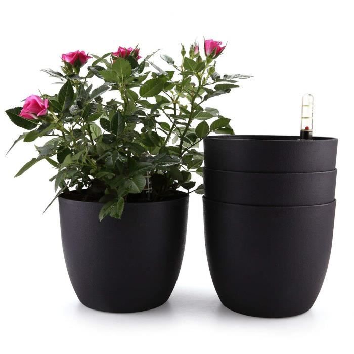 Pot En Plastique Pour Plantes Pas Cher Pot De Fleur A Reserve D Eau Achat Vente Pot De Fleur A Reserve D Eau Pas Cher Cdiscount