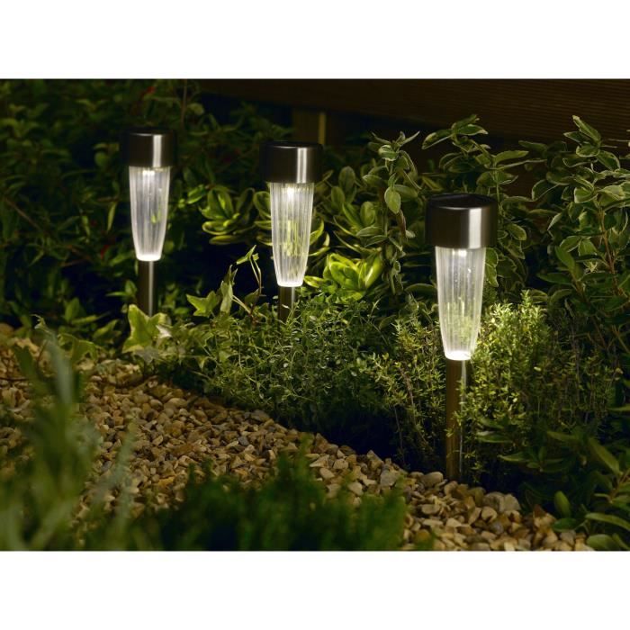 Balise solaire Flûte SMART GARDEN - Pack de 10