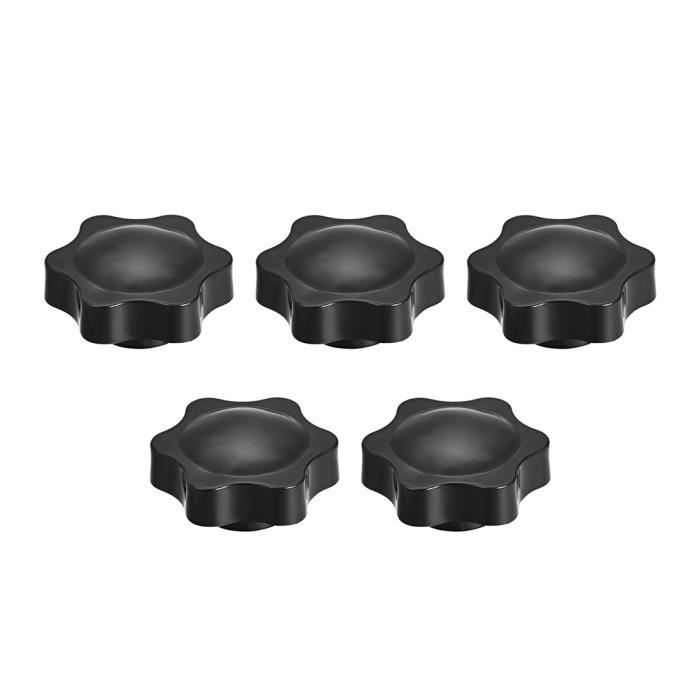 5 Poignées étoile M8 à Vis Filetée - Boutons De Serrage Uxcell