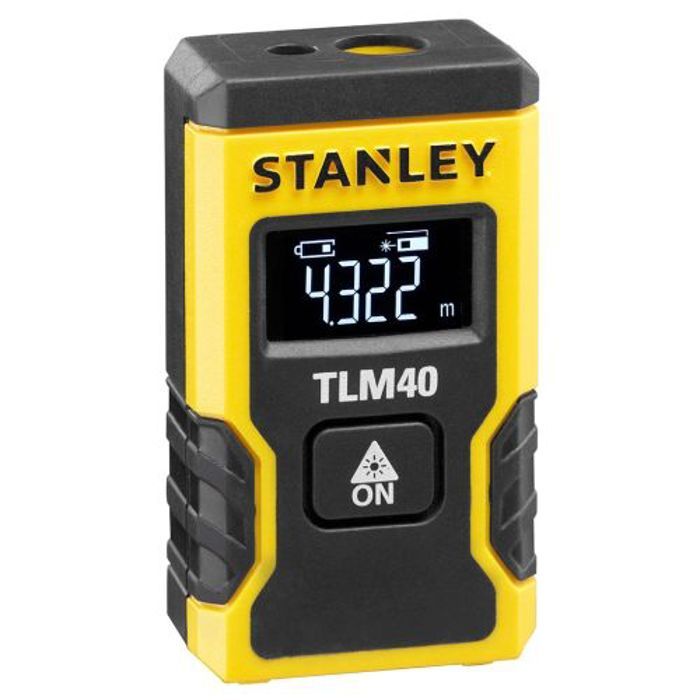 Mesure laser batterie pocket STANLEY - 12m/6mm rech.LCD