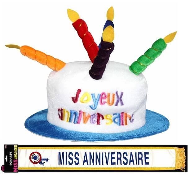 Cadeau Adulte 1 Echarpe Et 1 Chapeau Joyeux Anniversaire Ref Cha00 Echb00 Cdiscount Jeux Jouets Cadeau Adulte 1 Echarpe Et 1 Chapeau Joyeux Anniversaire Ref Cha00 Echb00 Cdiscount Jeux Jouets