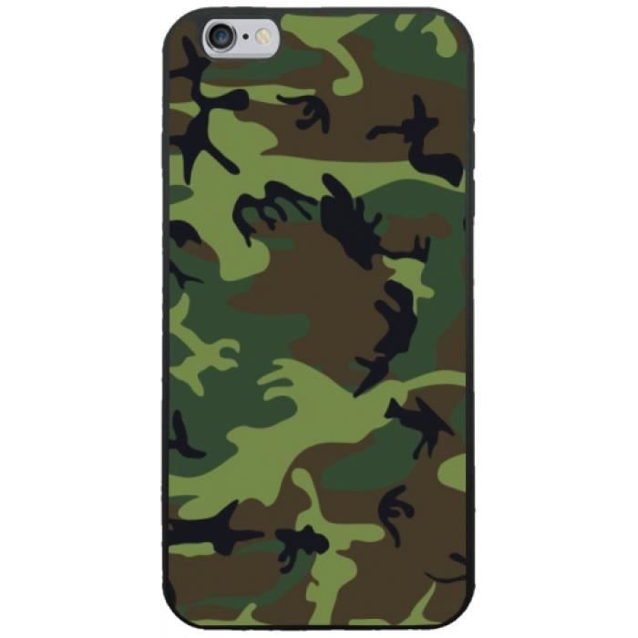 Coque Silicone pour Iphone 6-6S Plus - Camouflage Militaire Vert j|g -  Cdiscount Téléphonie