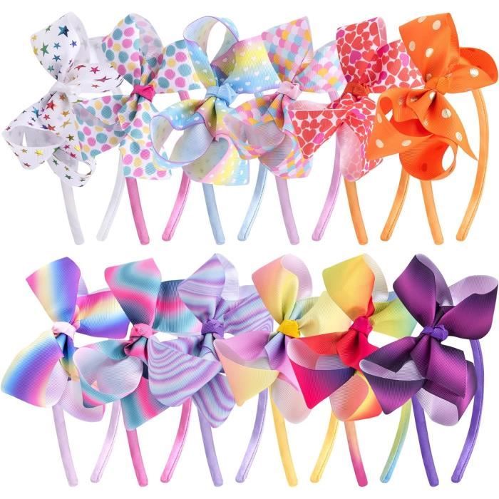 Bouteille Ion8 0 L, Set Filles avec élastiques à cheveux arc-en-ciel