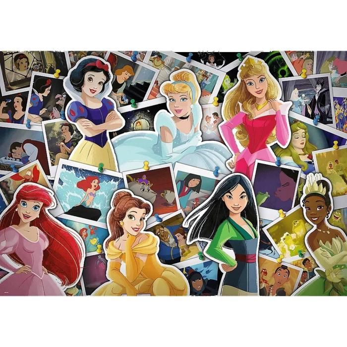 Puzzle 1000 pièces : Disney's princesses - Cdiscount Jeux - Jouets