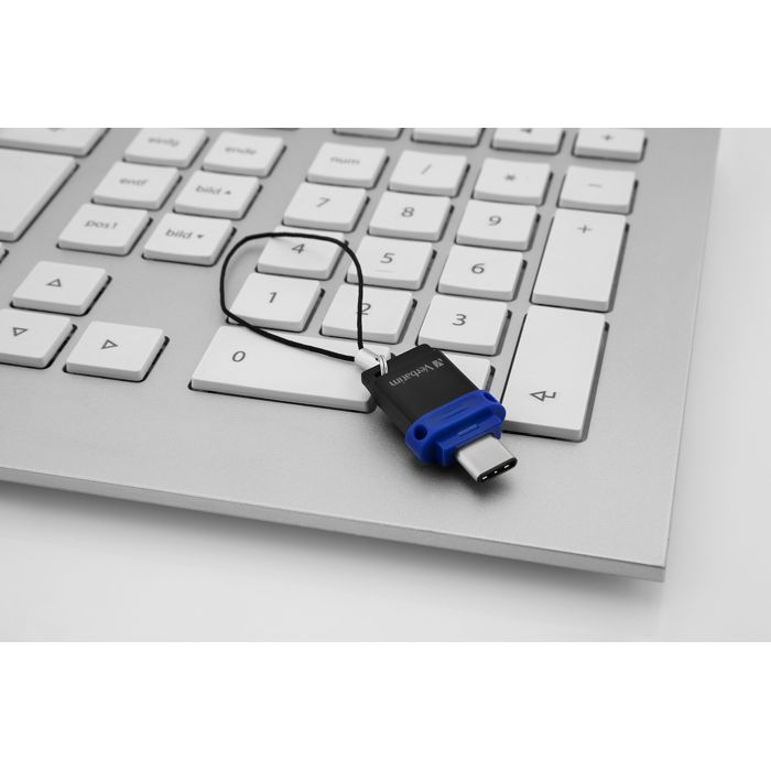 Verbatim Clé USB à double connectique de type C/USB 3.0 32 Go 49966
