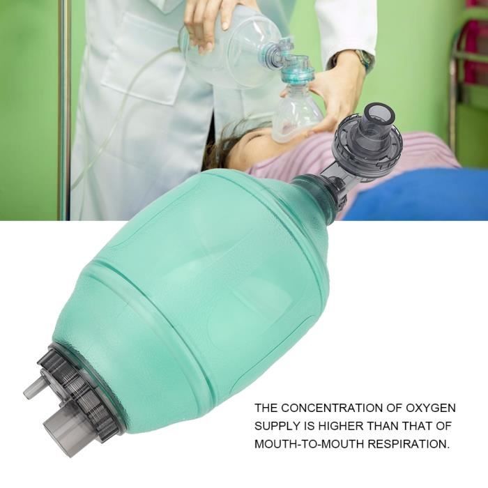Lot De 5 Sacs à Gaz Respiratoires NBR 0.5L - Réutilisables Et Durables - Matériel Médical/Labo