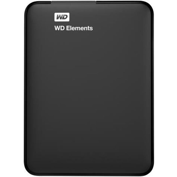 Disque Dur externe Western Digital Elements Desktop - 8To (Noir) à prix bas
