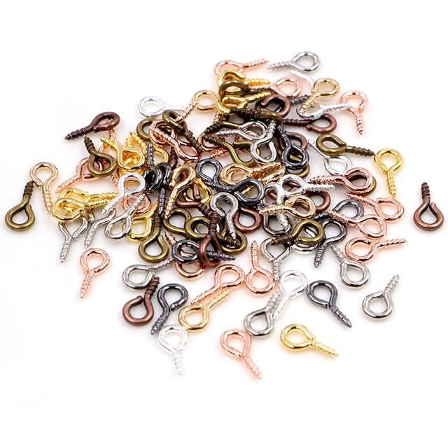 Sourcing Map 300 Pièces Petites Vis Œil Épingles Crochet Mini