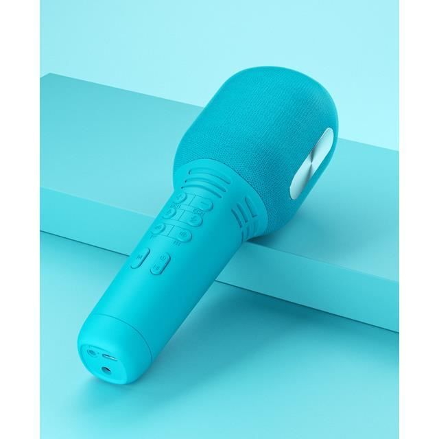 Microphone Karaoké Sans Fil Bluetooth - Cadeau D'Anniversaire Pour Enfants De 6 à 15 Ans - Favori De Fête Pour Garçons Et Filles Adolescents - Rose Rouge