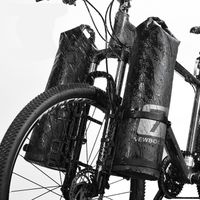 Sacoche Avant De Vélo 10 L – Nylon Imperméable, Support Alu, Compatible VTT, Route, électrique Et Scooter