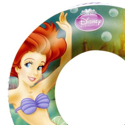 Bouée De Sauvetage Enfant 26cm Rose Princesses - Avilia Pour Filles Dès 3 Ans, Idéale Piscine Et Mer