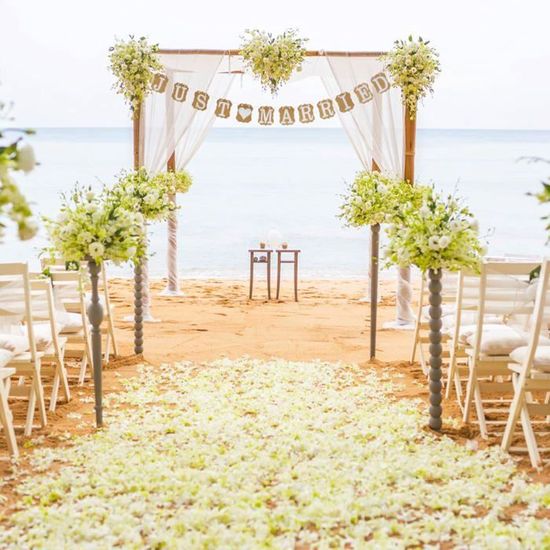 Just Married Guirlande De Fanions De Mariage, Bannières Décoratives, Fiançailles, Guirlande De Fanions, Décoration Vintage, Guirlandes Fraîches Pour Mariage, Guirlande De Fanions Mariés, Bannières