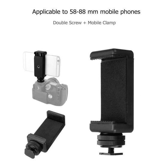Support Trépied Universel Pour Smartphone - Fixation Stable Pour Tous Téléphones
