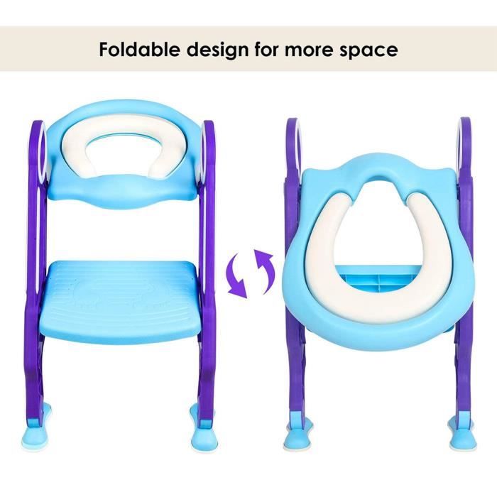 Réducteur De Toilettes Pliable Pour Enfants – Siège WC Enfant Portable Et Anti-glisse