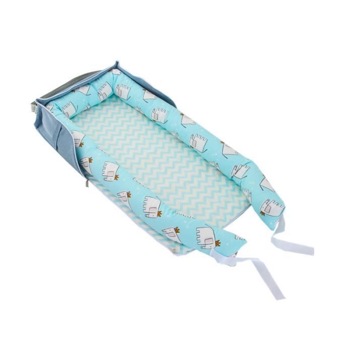 CHICURE- Portable nouveau-né berceau nid lit pour bébé garçons filles  voyage infantile coton berceau berceau bébé ensemble de couchage