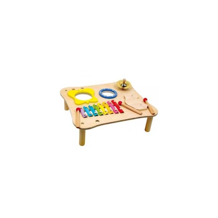 Buyger Ensemble Instruments à Percussion En Bois Pour Enfant 1-3 Ans - Xylophone Et Jouets Musicaux Montessori, Cadeau Anniversaire Fille Garçon