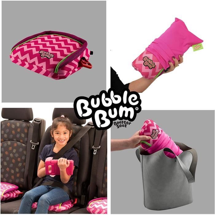 BubbleBum Siège rehausseur fin de voiture gonflable – voyage – portable –  pliable – Parfait pour les enfants de 4 à 11 ans – Arc-en-ciel : :  Bébé et Puériculture