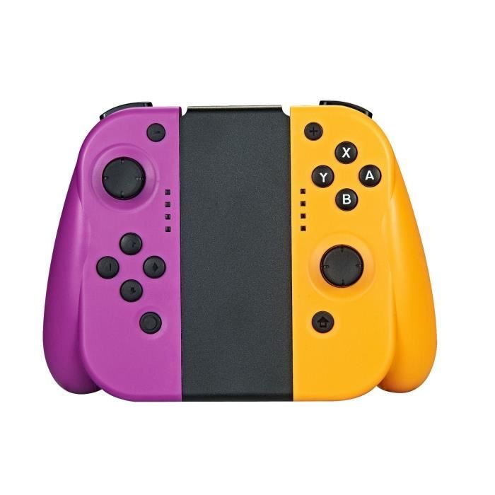 Manette pour Nintendo Switch/Switch Lite/Pro Joy con Contrôleurs de jeu  compatible pour Console Nintendo Switch-Violet Orange - Cdiscount  Informatique