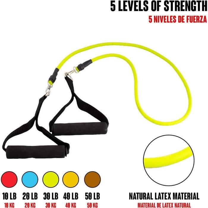 Entraîneur Musculaire Pour Doigts Et Mains - Filet élastique En Silicone, 3 Résistances (5-17kg)