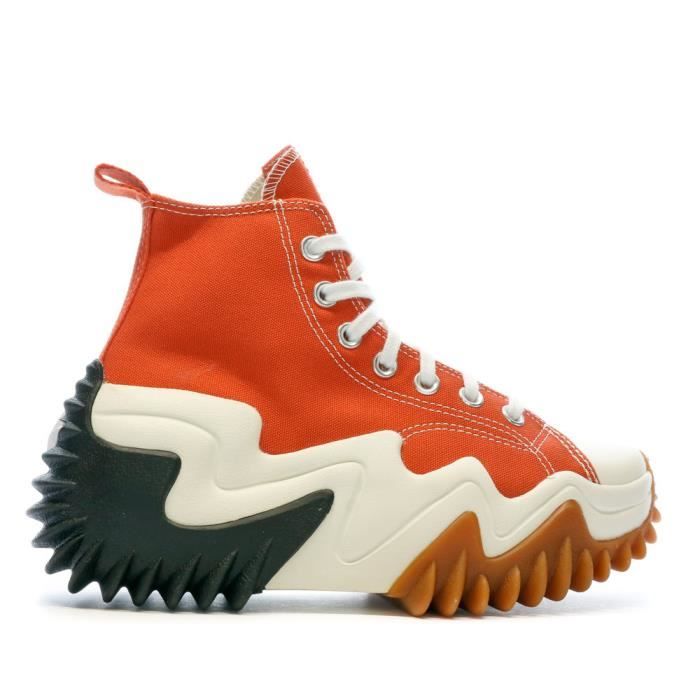Converse blanche semelle 2025 orange