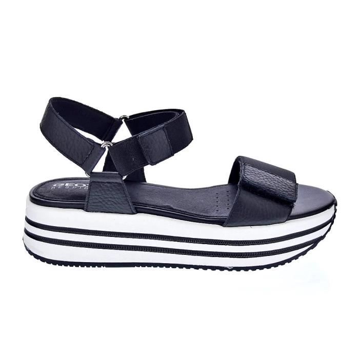 Sandales Femme Geox Sandal Kency Noir - Marque GEOX Noir - Cdiscount  Chaussures