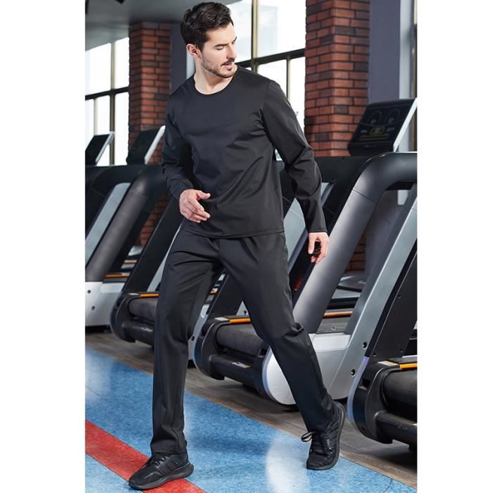 Combinaison de sauna fitness SURENHAP - PVC - Noir - Manches longues -  Imperméable Noir - Cdiscount Sport