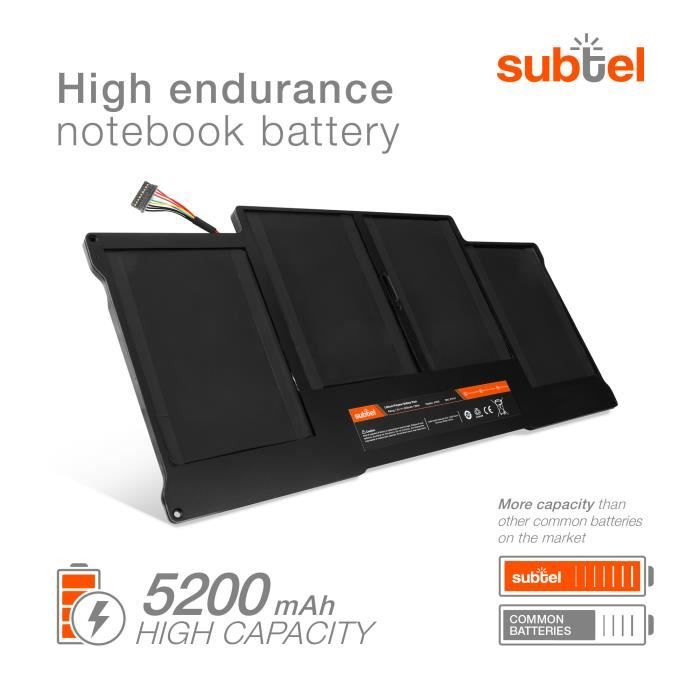 Batterie 4800mAh pour PC portable MacBook Air 13 - A1396/A1466