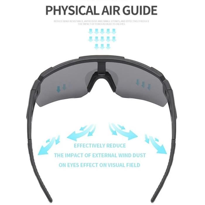 Lunettes De Sport Polarisées Jowenia - 4 Verres Interchangeables, Mousse Coupe-vent - Cyclisme, Course