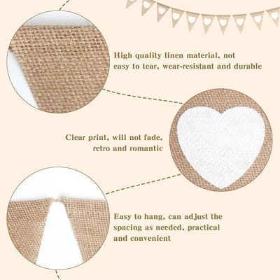 Just Married Guirlande de mariage bannière Bunting Western Venue Party