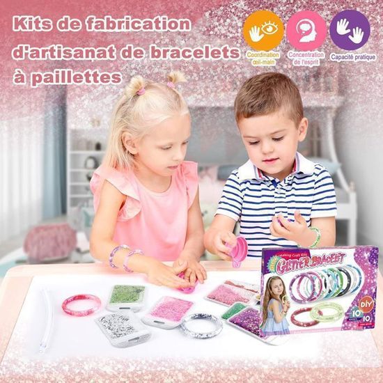 Kit Bracelet Fille 6-13 Ans - AQSACOKIYA - DIY Bijoux Enfants Fille - Calendrier de l'Avent 2024 Kit Bracelet Fille 6-13 Ans - AQSACOKIYA - DIY Bijoux Enfants Fille - Calendrier de l'Avent 2024