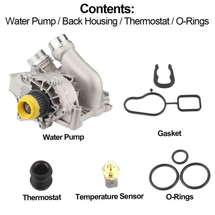 Pièces Auto,Kit de réparation de pompe à eau pour voiture VW Golf