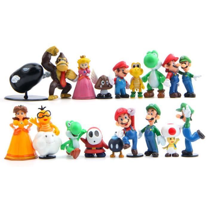 Figurines Super Mario Bros Luigi en PVC - EASTVAPS - Lot de 18 pièces -  Modèle - Mixte - A partir de 3 ans - Cdiscount Jeux - Jouets