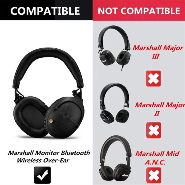 Marshall monitor hotsell bluetooth ear cushion