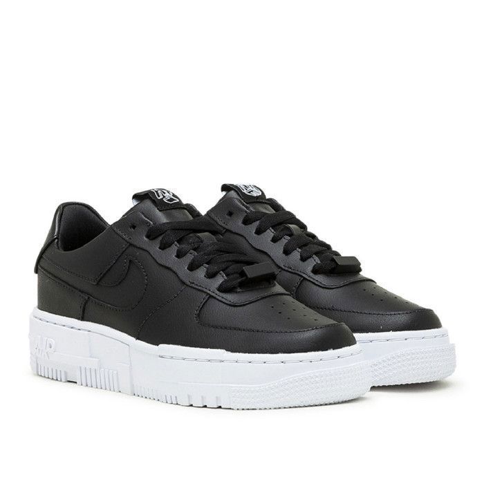 Basket Nike AIR FORCE 1 PIXEL NIKE Femme Noir Lacets