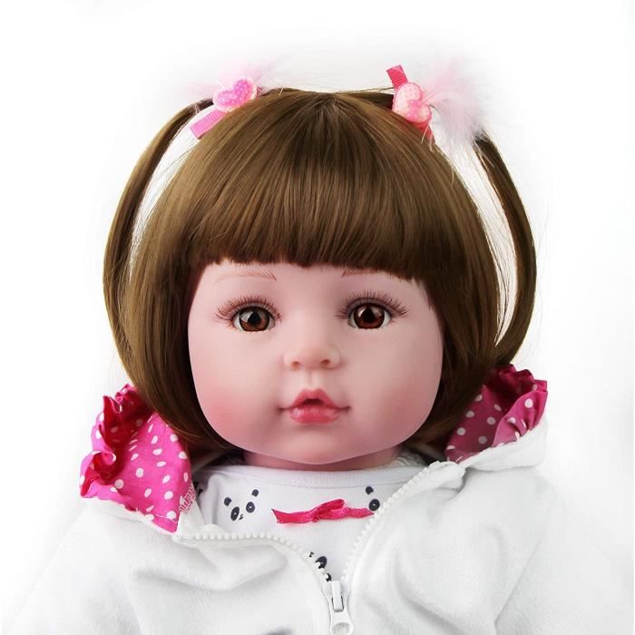 Poupon 50 cm new arrivals avec cheveux