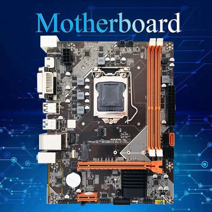 B75 Motherboard+SATA Cable+Baffle M.2 NVME DDR3 for Intel I3 I5 CPU ...