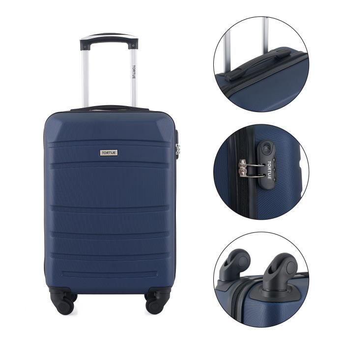 Valise Cabine Pierre Cardin Rigide 55cm – Gris – 8 Roues – Occasion