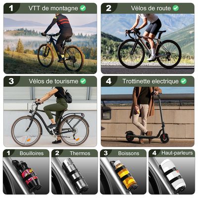 Sac De Fourche De Vélo étanche SOUUXIU – 5L Ou 7L, En Nylon Ripstop, Pour Bikepacking Et VTT