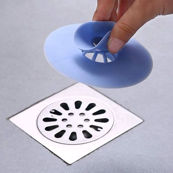 JCKD 4 Pièces Bouchon De Fuite De Sol En Silicone Anti-Odeurs - Couvercle Drain Cuisine Salle De Bain