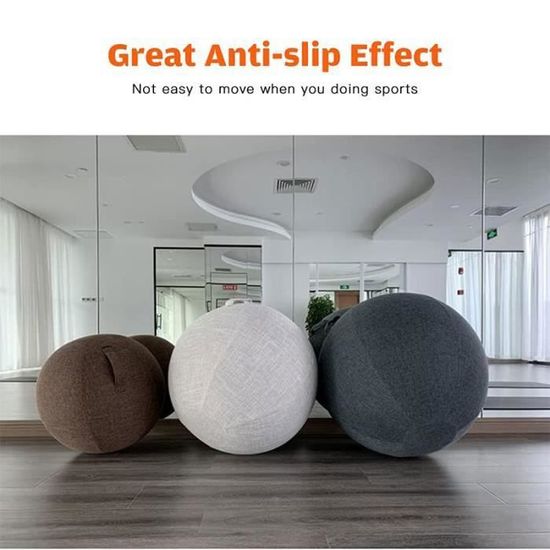Housse De Protection En Feutre Pour Ballon De Yoga - 3 Mm D’épaisseur, Tailles 55 Cm, 65 Cm, 75 Cm