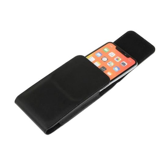 Étui 360° Avec Clip Ceinture Pour IPhone 8 (4,7") - DFVmobile, Cuir Synthétique Noir