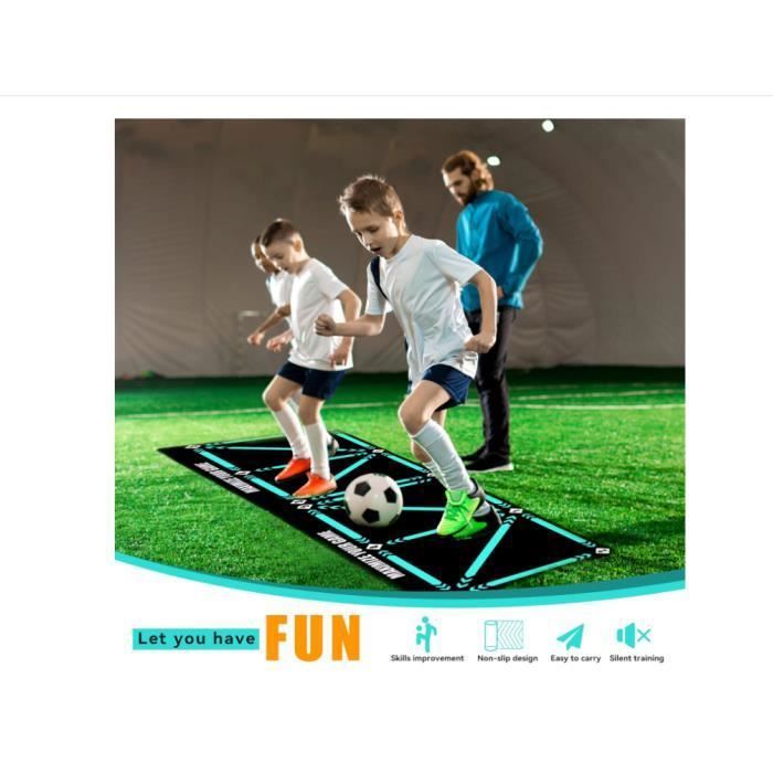 Tapis D'Entraînement Football Trukafie 90x60 Cm - Antidérapant - Pour Contrôle De Ballon Et Skills