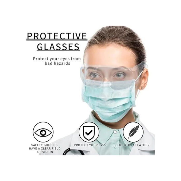 5 Pcs de Protection Travail Verres Transparent — free download