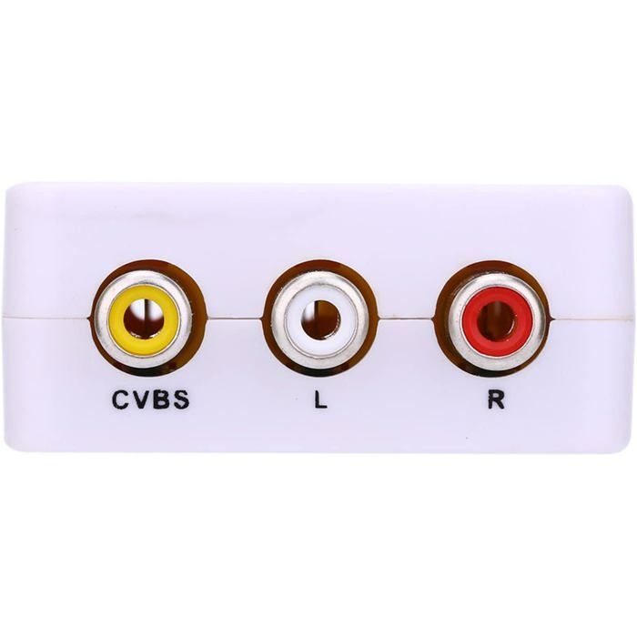 Convertisseur Vidéo PAL NTSC SECAM Vers NTSC Mini Bidirectionnel 1080P - Leapiture